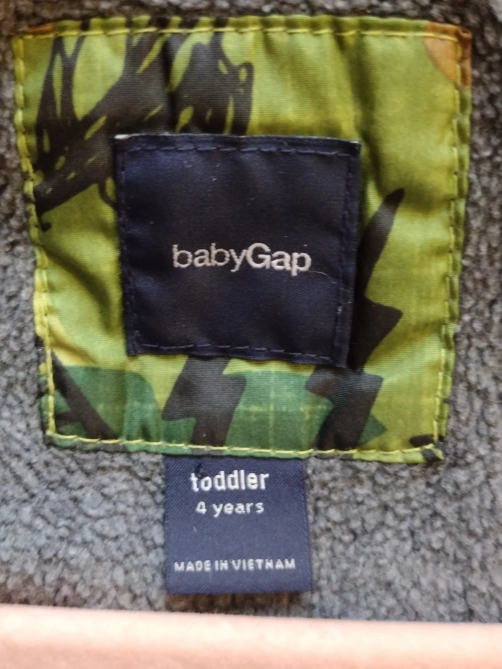 babyGap Camouflage Rocker Print Jacket